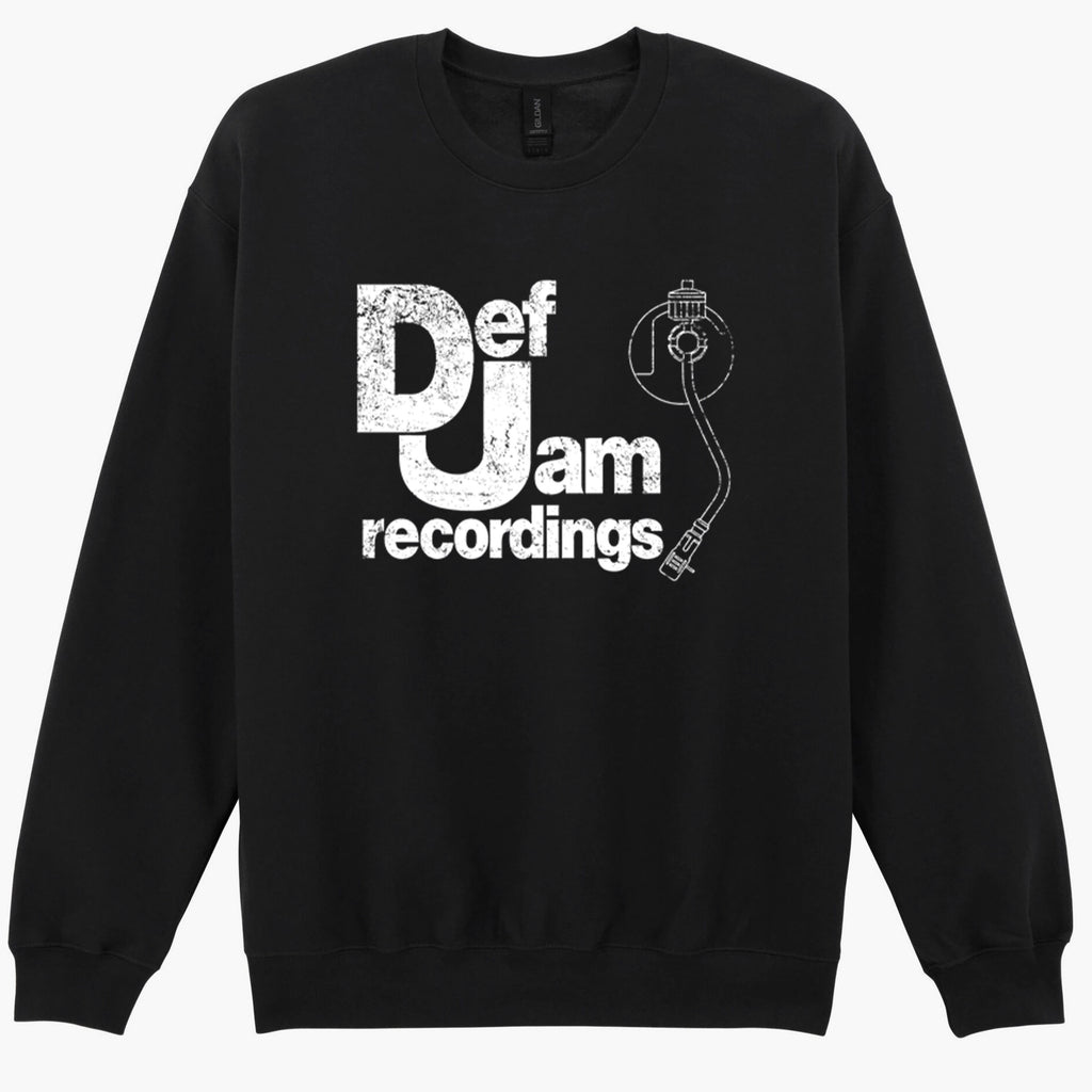 Def Jam Recordings DJ Music Turntable Vinyl Music Gift Sweatshirt Hoodie 635