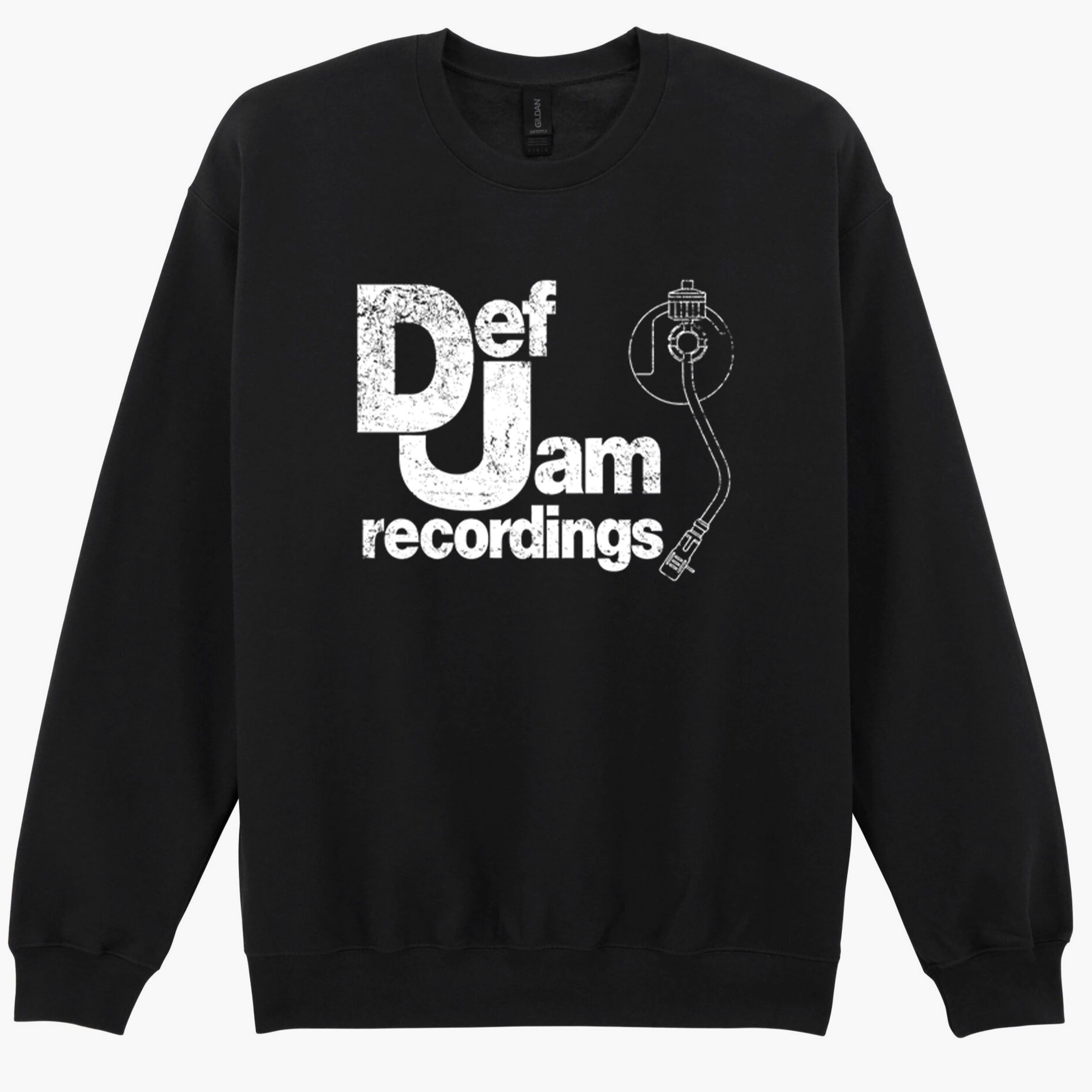 Def Jam Recordings DJ Music Turntable Vinyl Music Gift Sweatshirt Hoodie 635