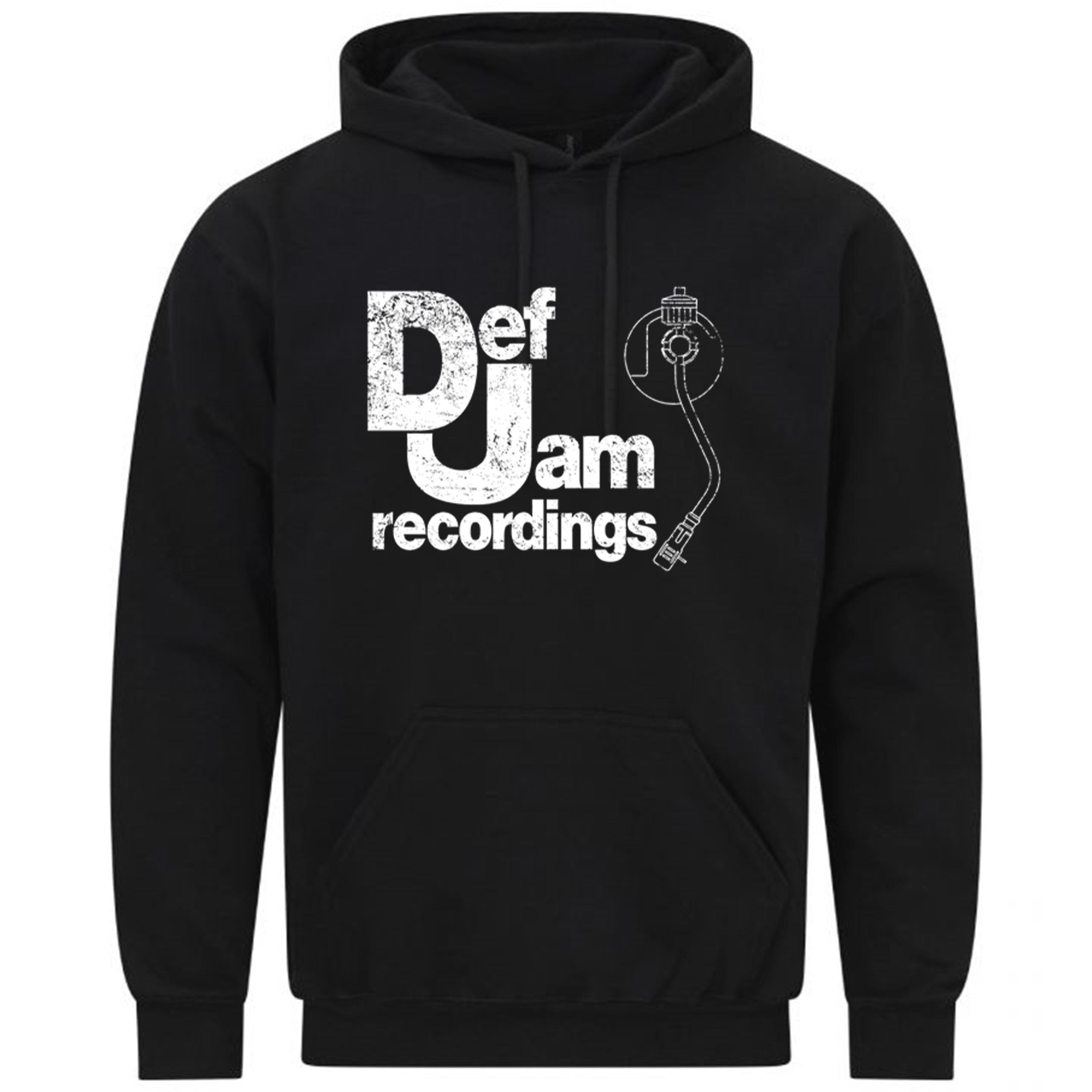 Def Jam Recordings DJ Music Turntable Vinyl Music Gift Sweatshirt Hoodie 635