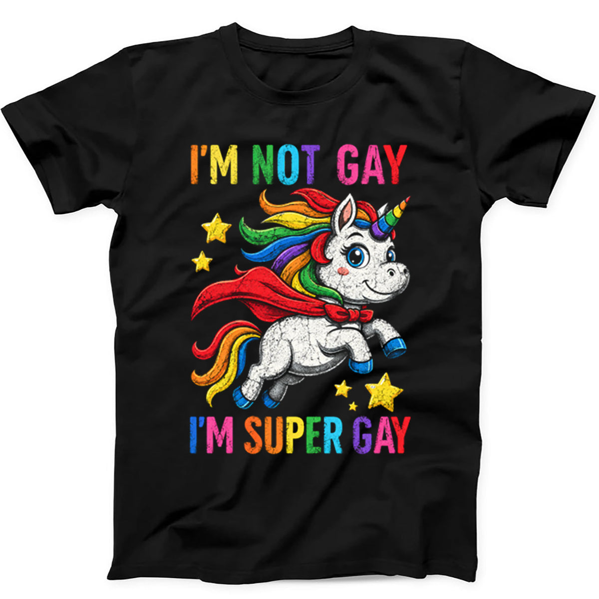 Unicorn Super Gay Pride LGBT LGBTQ Ally Rainbow T Shirt Sweatshirt Hoodie 645