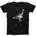 Pigeon Peagon Flower Unicorn Bird Fly Animal Funny Gift Tee Black T Shirt 505