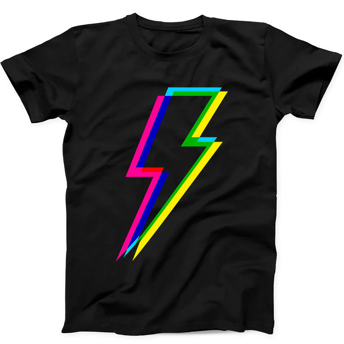 Neon Lightning Logo Meme Funny Cool Gift Hoodie Sweatshirt Tee T Shirt 665