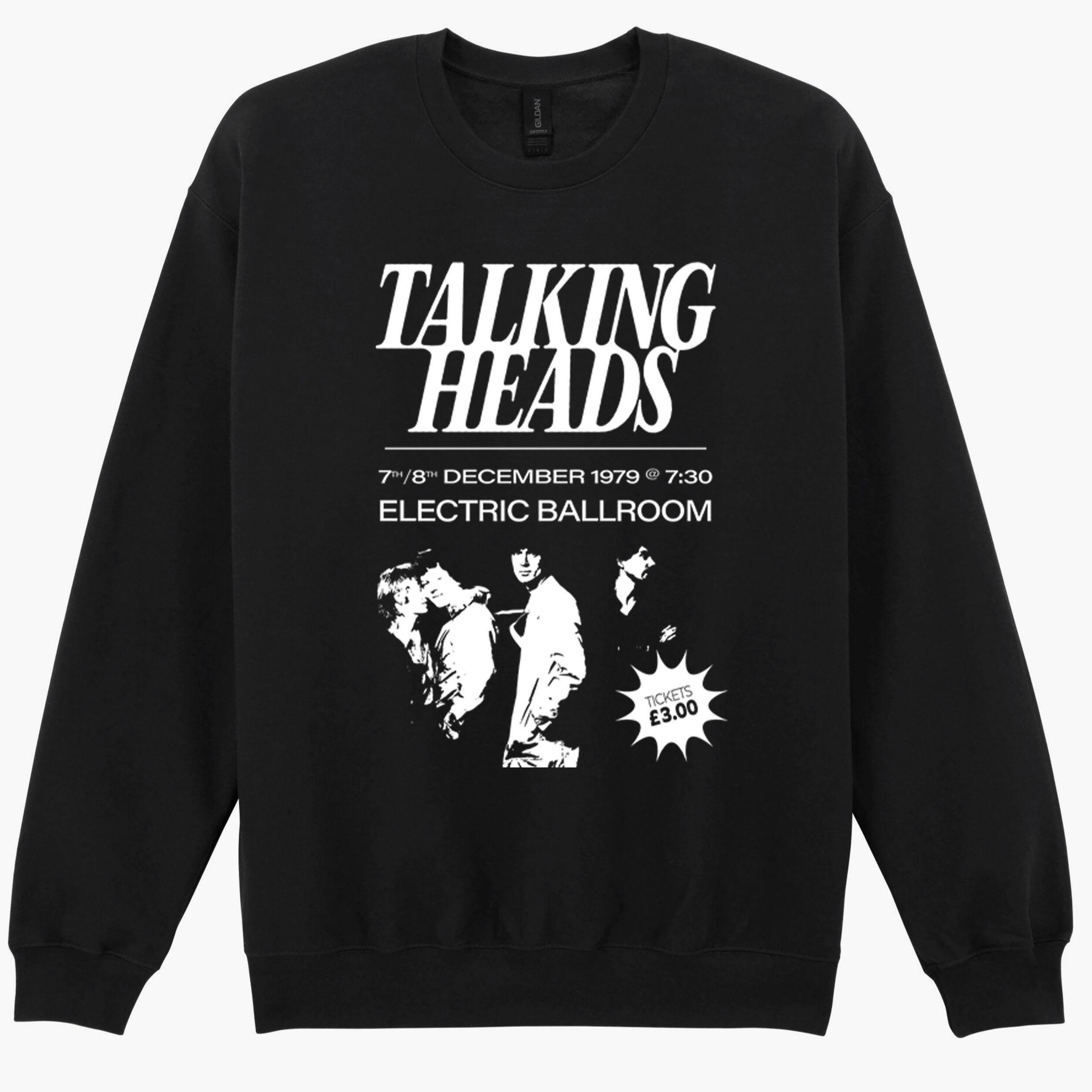 Talking Heads Punk Rock Concert Poster Music Gift Sweatshirt Hoodie 580