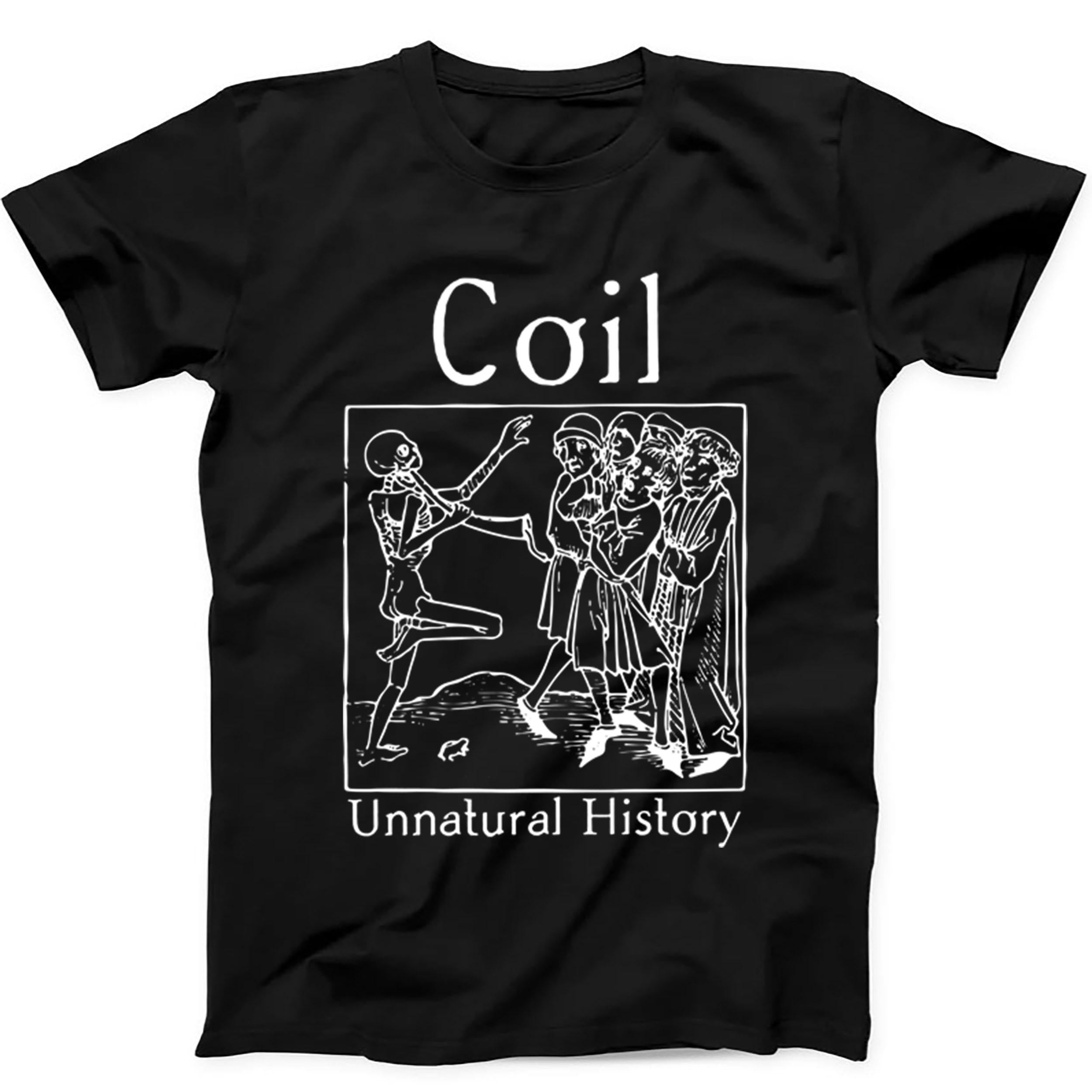 Coil Unnatural History Electronic Music Gift Tee Black T Shirt 561