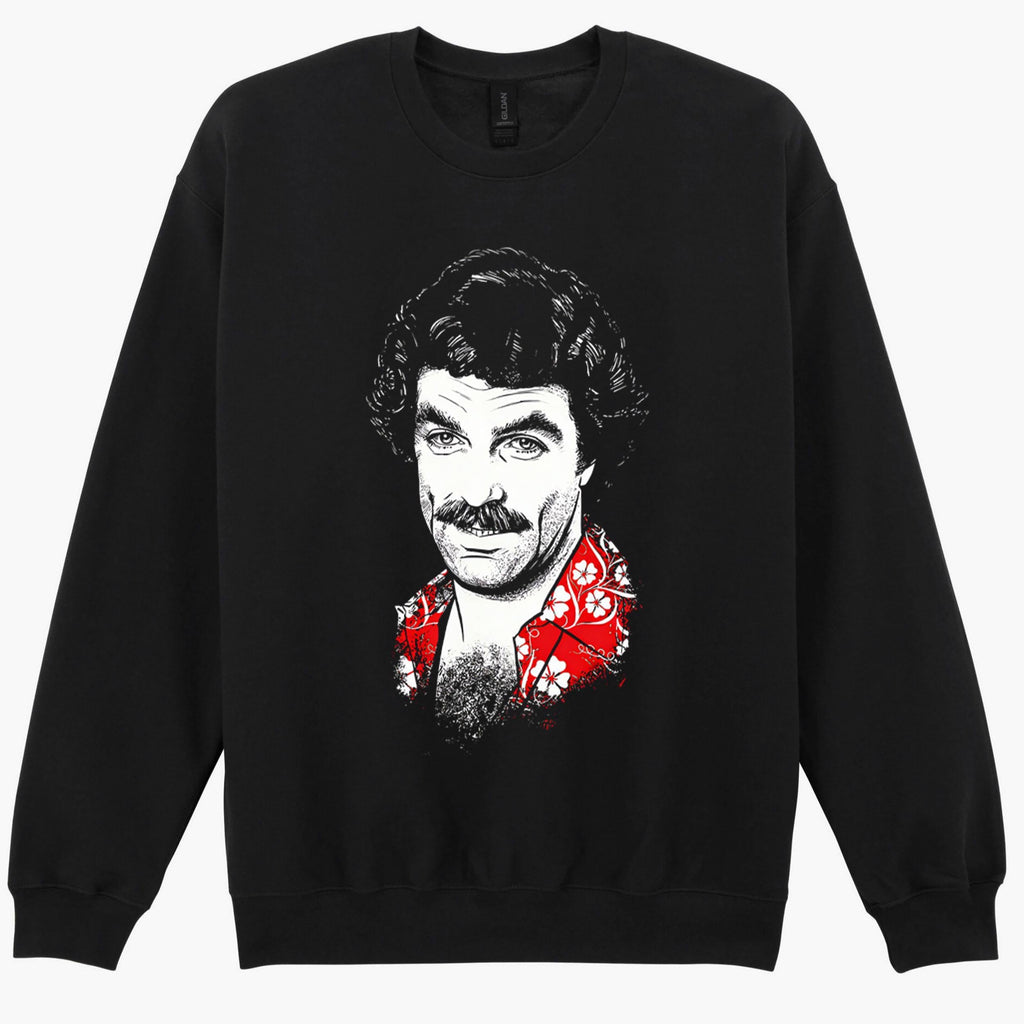 Thomas Magnum PI Tom Selleck Higgins Island Hoppers Hawaii Sweatshirt Hoodie 581