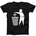 Trash the Swastika Anti-Nazi Funny Gift Tee Black T Shirt 598