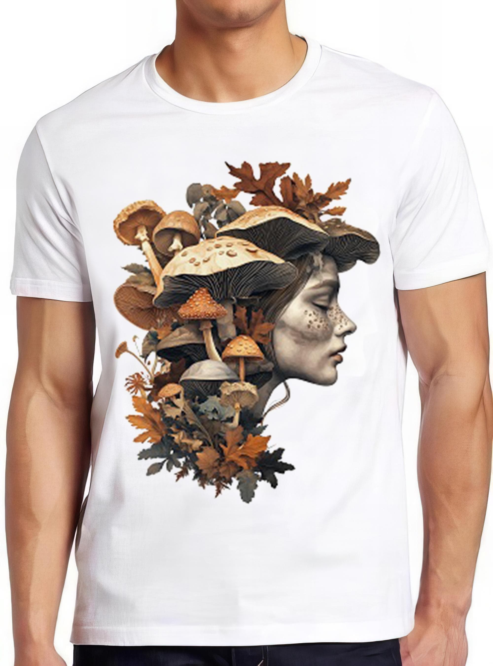 Mushroom Woman Girl Hilarious Witty Humor Funny Meme Gift Tee Gamer Cult Movie Music  T Shirt 2342