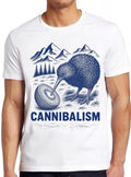 Kiwi Bird Cannibal Cannibalism New Zealand Fruit Farm Theme Weird Humorous Hilarious Witty Funny Music Gift Tee T Shirt 2641
