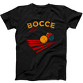 Bocce Ball Petanque Game Sport Weird Humorous Hilarious Witty Funny Music Gift Tee Black T Shirt 623