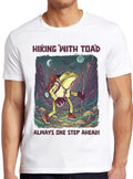 Hiking Star Frog Always One Step Ahead Quotes Funny Design Gift Tee T Shirt 2849