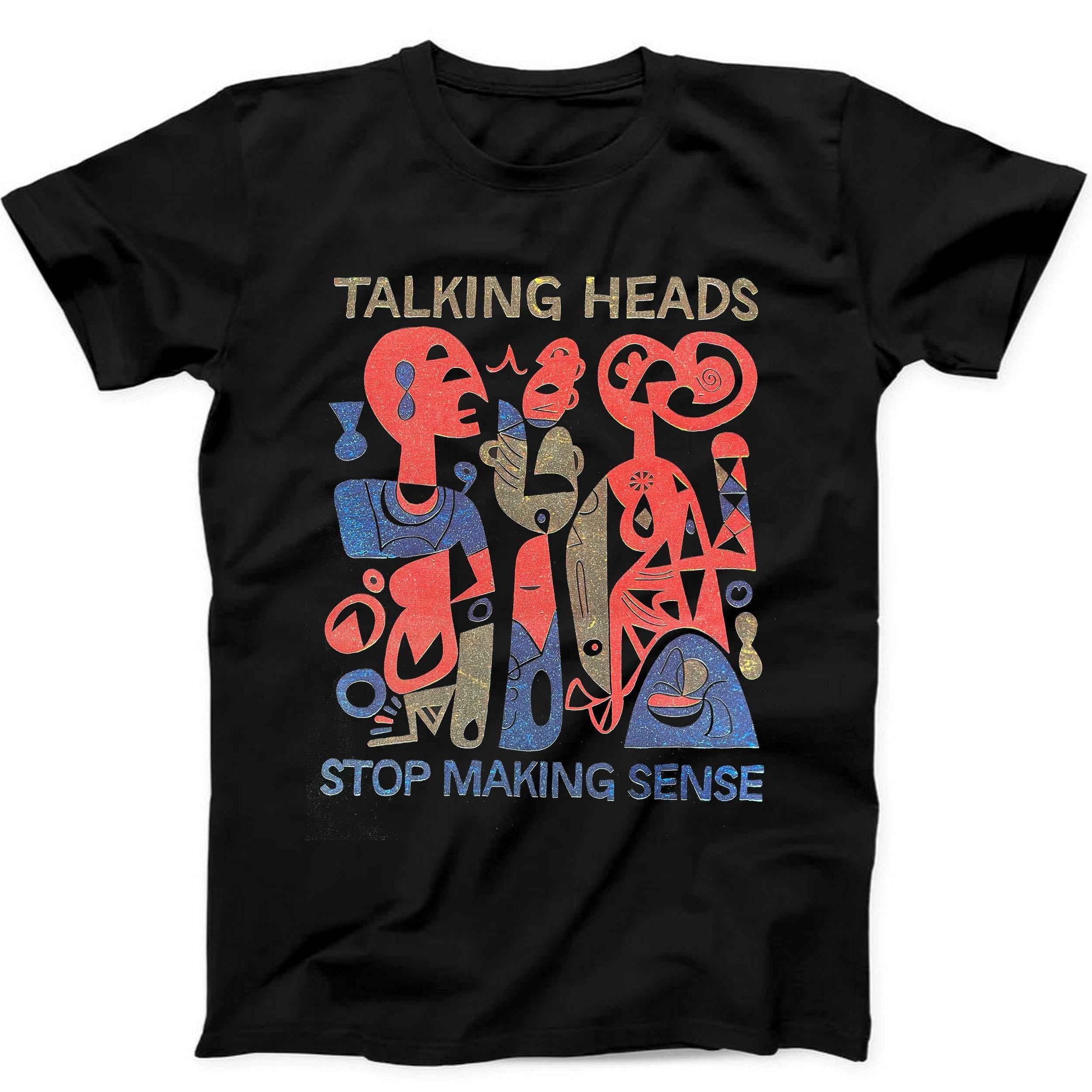 Stop Making Sense Talking Heads Rock Punk Music Gift Tee Black T Shirt B60