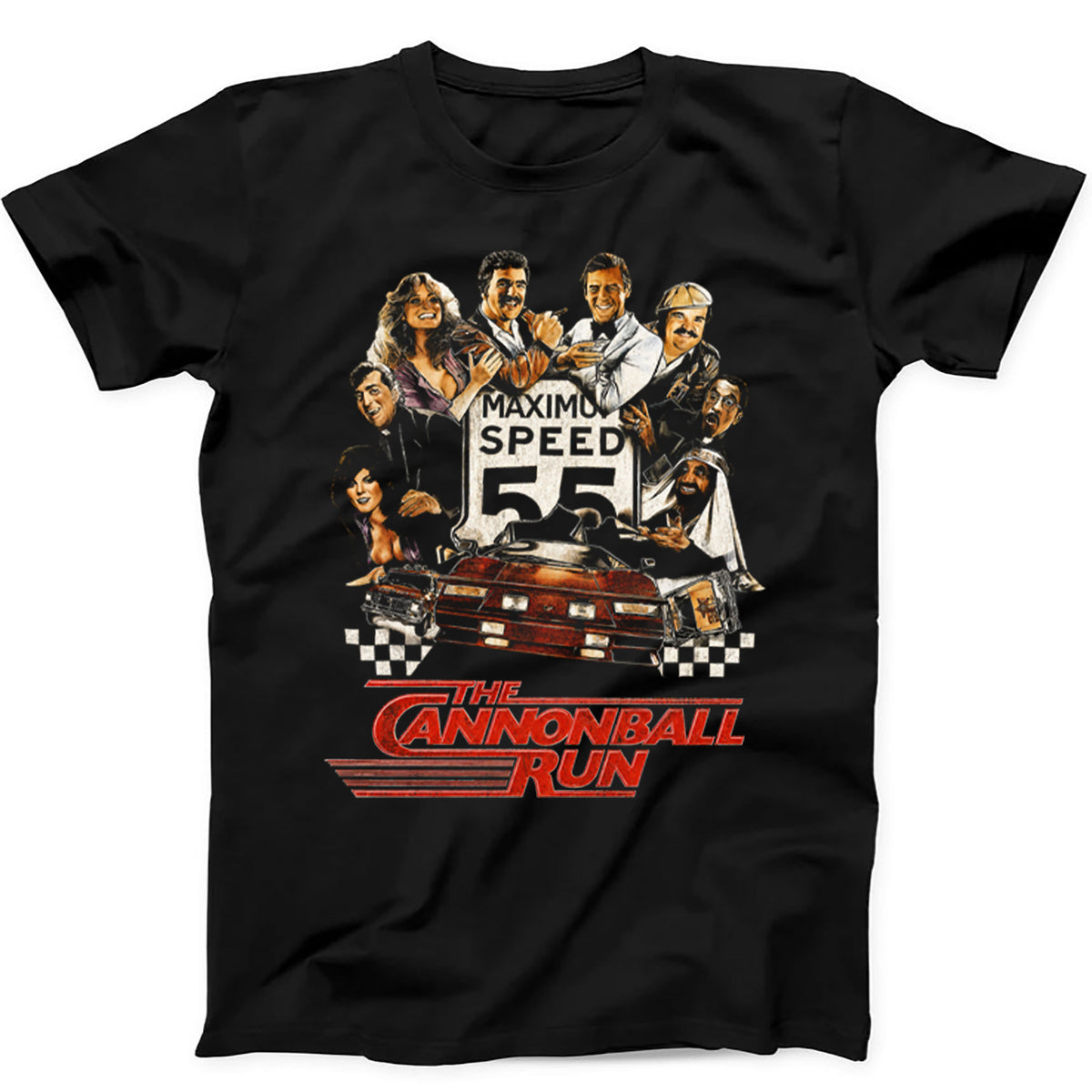 The Cannonball Run 80s Comedy Movie Poster Hoodie Sweatshirt T Shirt 728