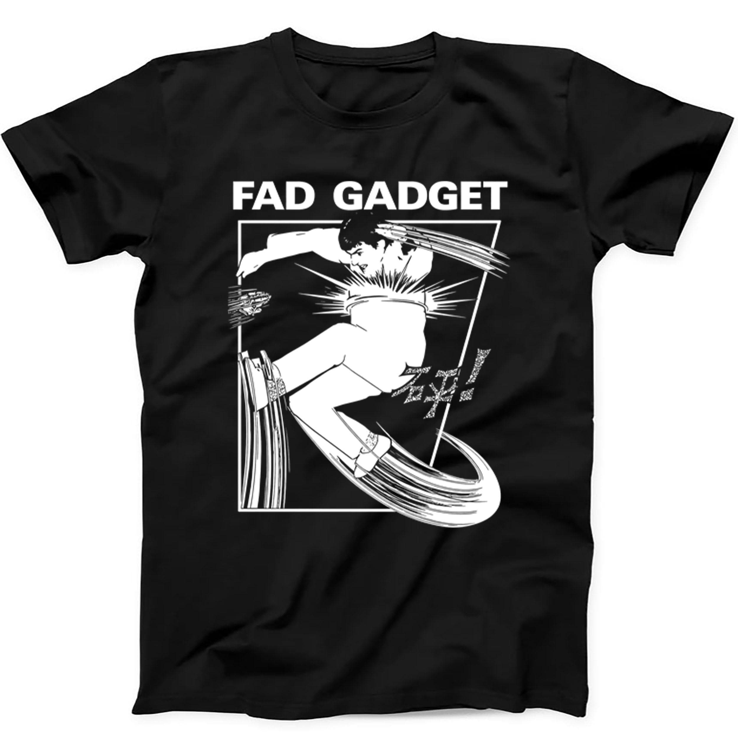 Fad Gadget Fireside Favourites New Wave Punk Music Gift Tee Black T Shirt 566