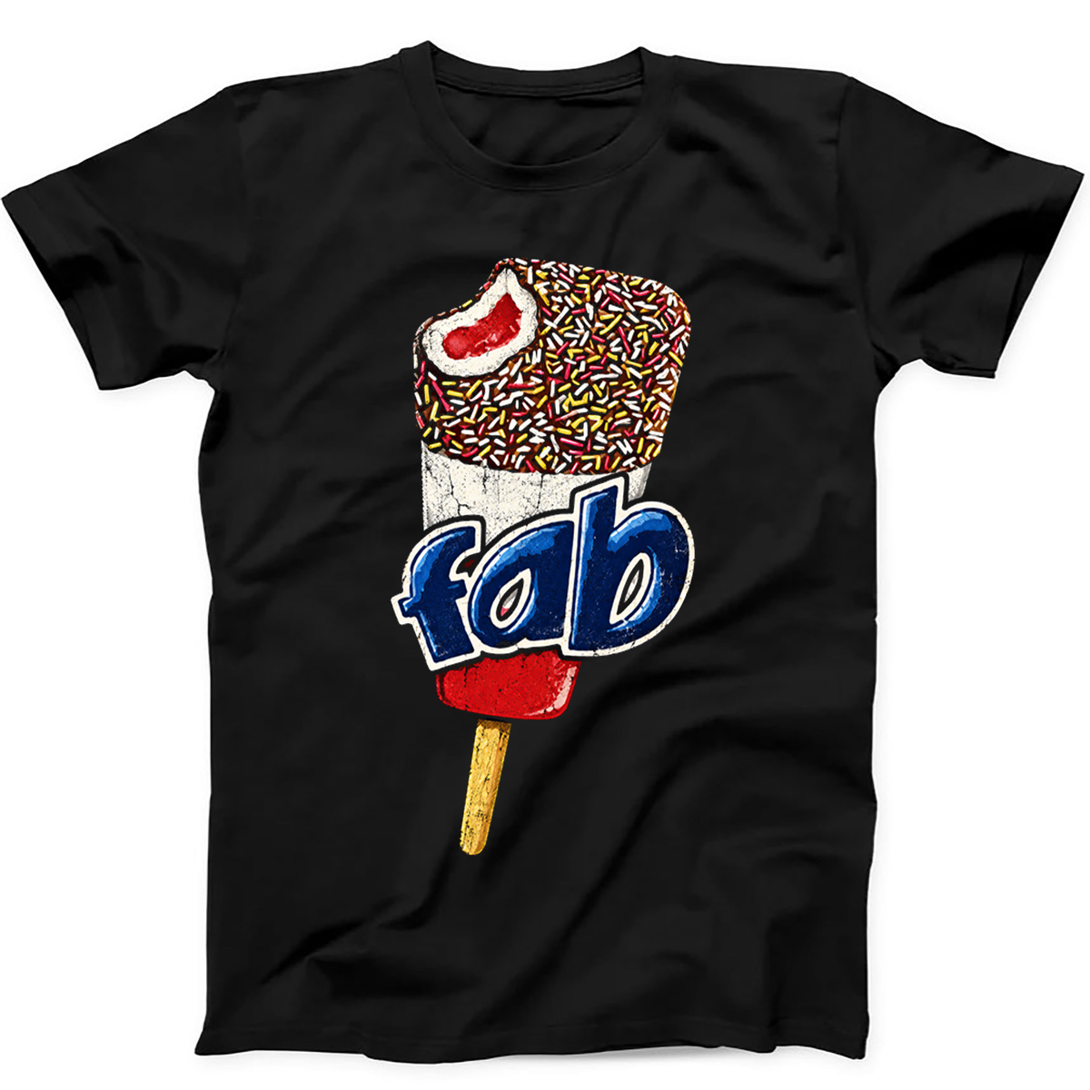Fab Ice Cream Lolly Wood Summer Gift Hoodie Sweatshirt T Shirt 758
