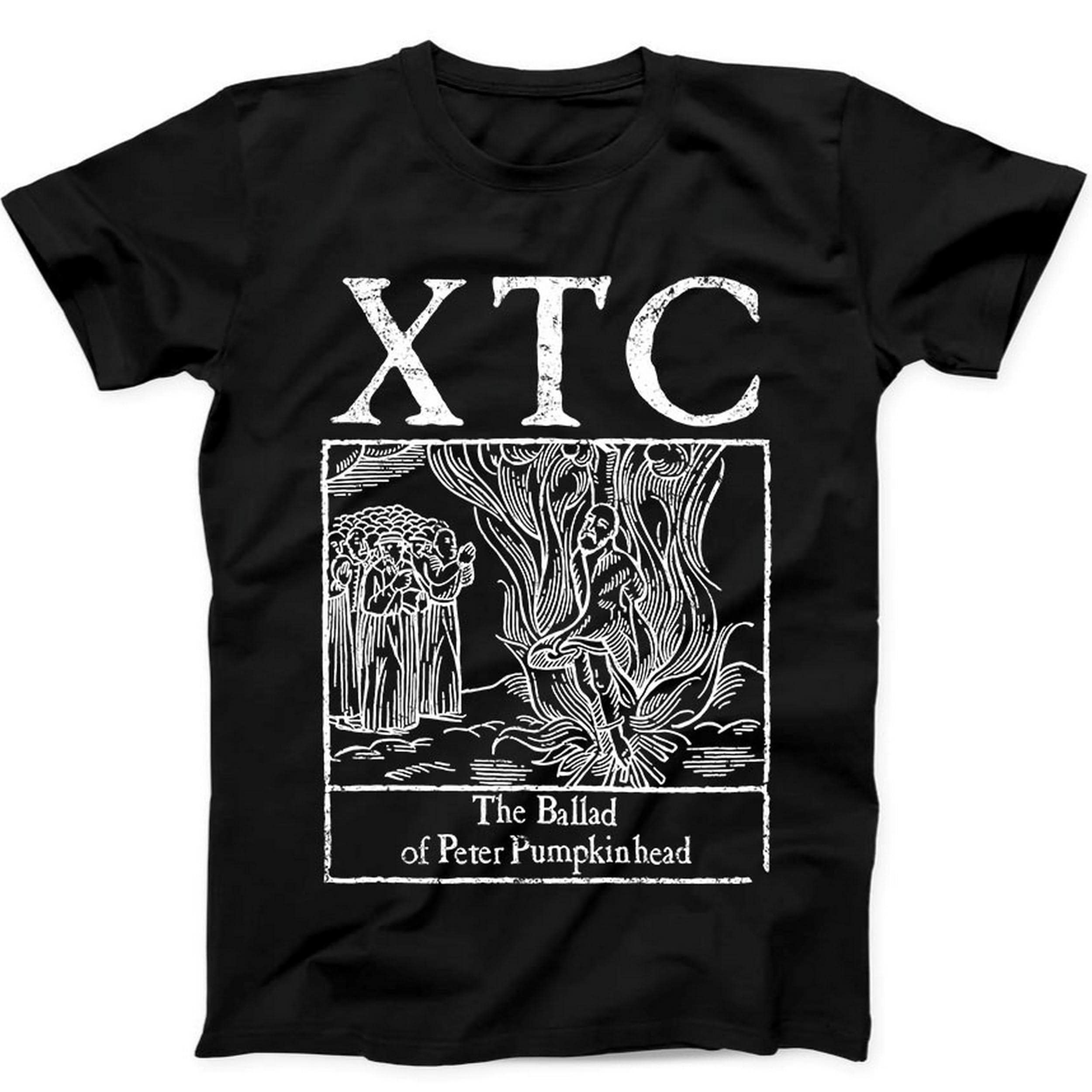 XTC The Ballad of Peter Pumpkinhead Music Gift Tee Black T Shirt B381