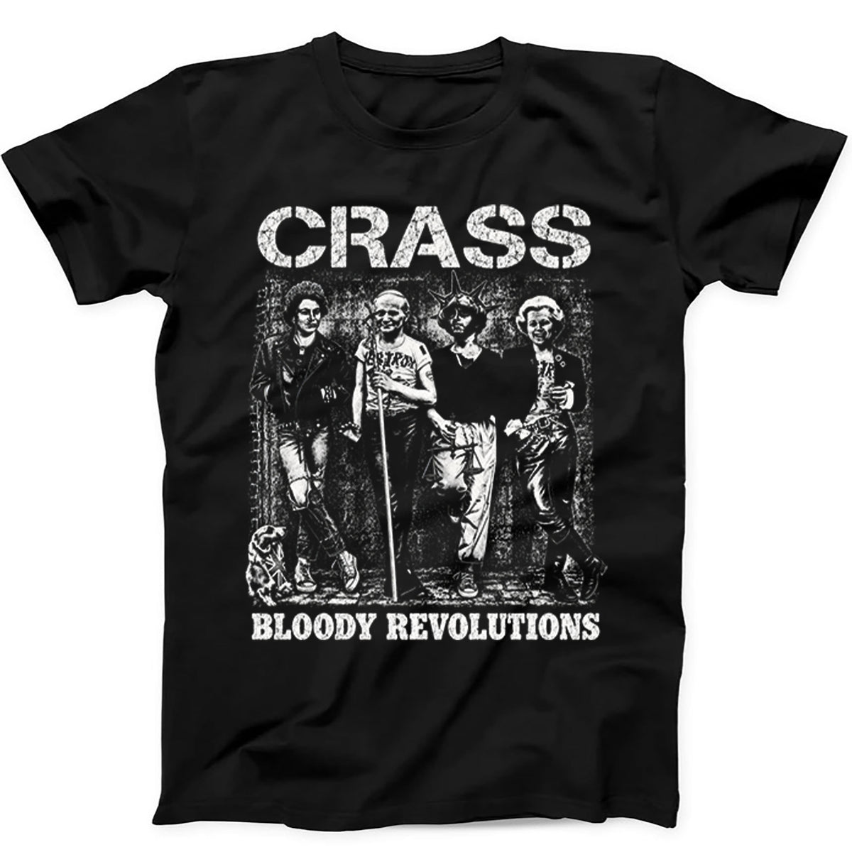 Bloody Revolutions Crass Punk Rock Hoodie Sweatshirt T Shirt 767