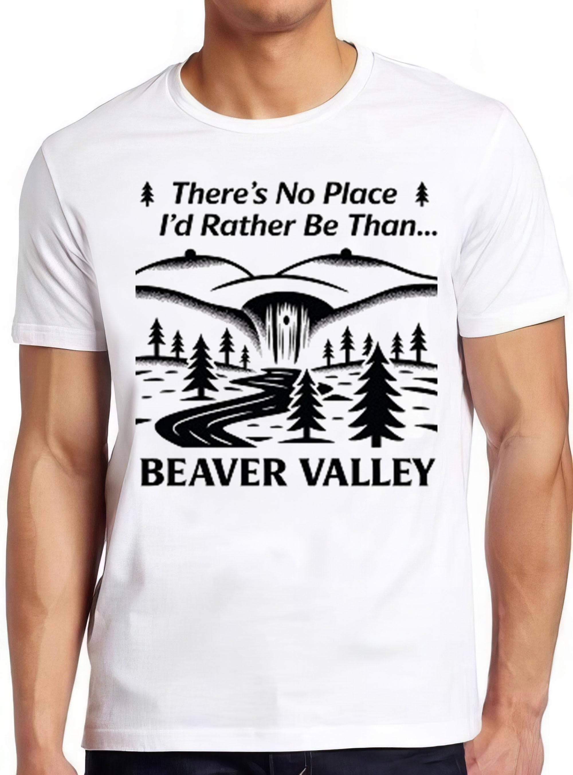 Beaver Valley Hilarious Novelty Saying Funny Meme Offensive Gift Tee Cult Movie  T Shirt 2695