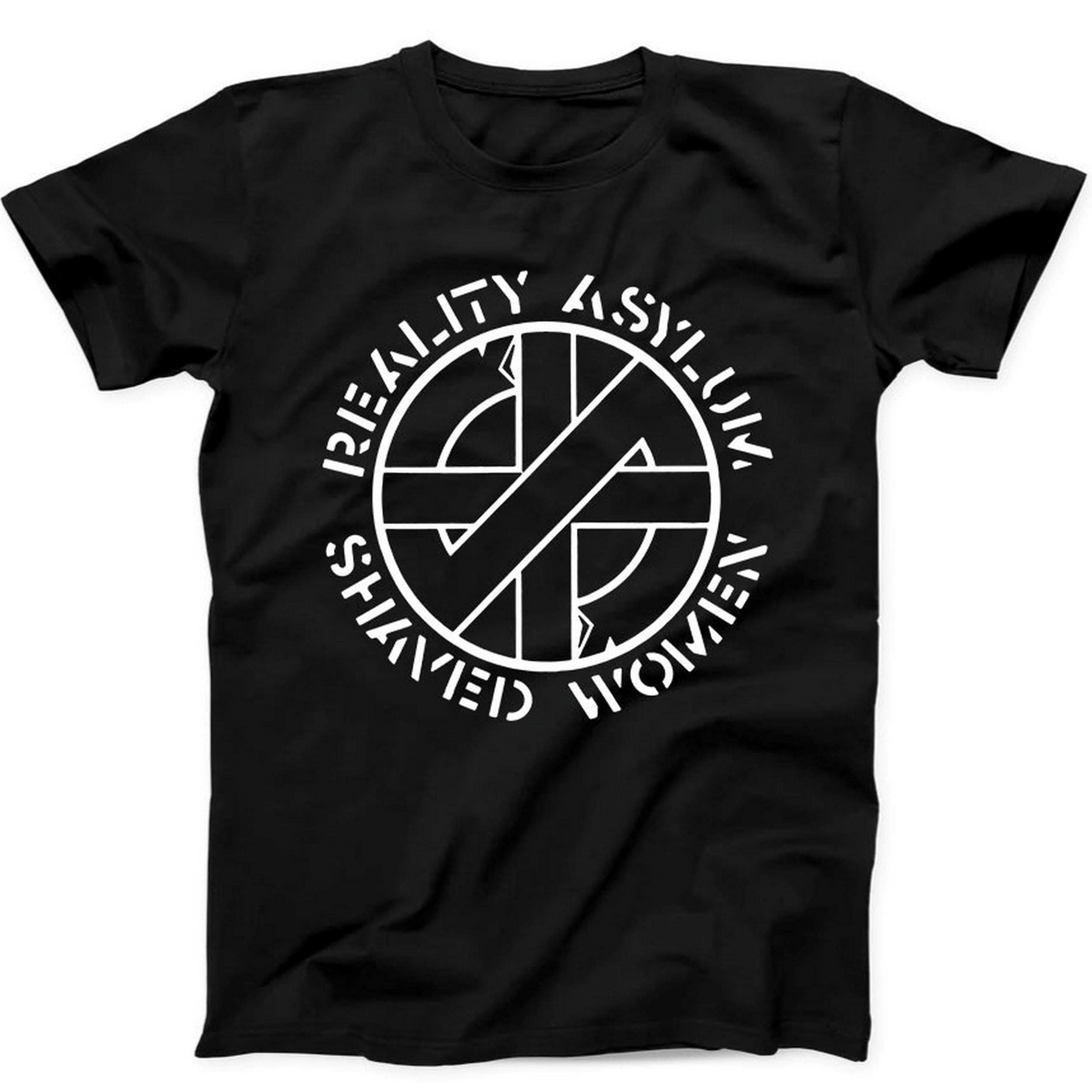 Crass Reality Asylum Punk Rock Music Funny Gift Black T Shirt B212