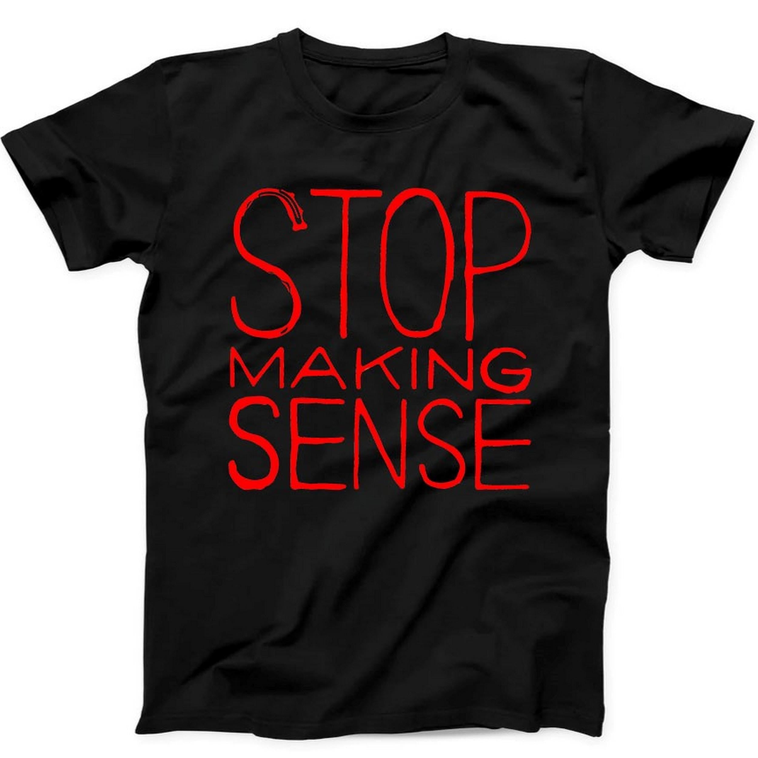 Stop Making Sense Talking Heads Rock Punk Music Gift Tee Black T Shirt B57