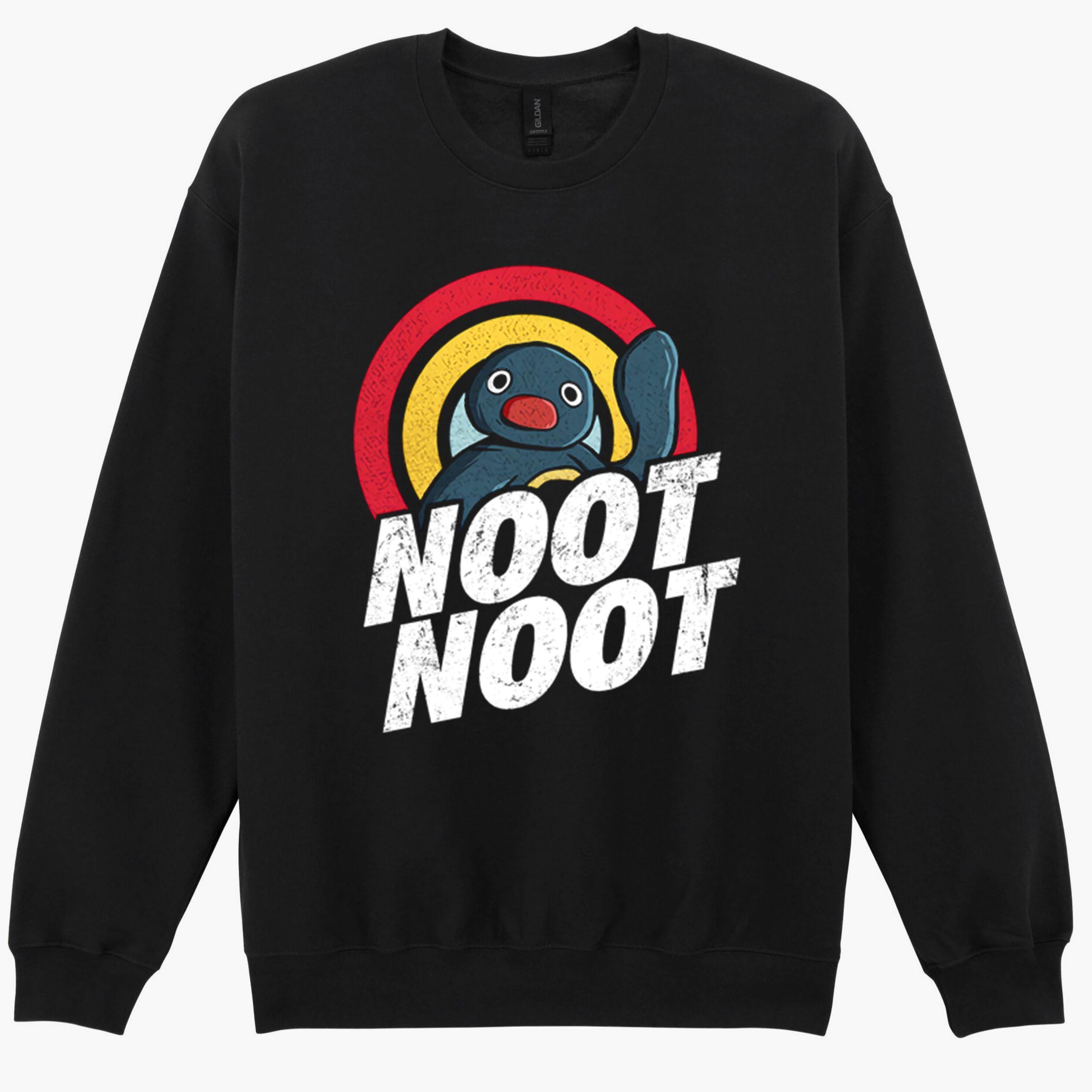 Noot Noot Pingu Rainbow Cartoon Anime Manga Funny Gift Sweatshirt Hoodie 530