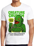 Creature Inspired Parody Cartoon Crunch Black Lagoon Fantasy Monster Funny Art Design Unisex Retro Cult Top Cool Gift Tee T Shirt 2851