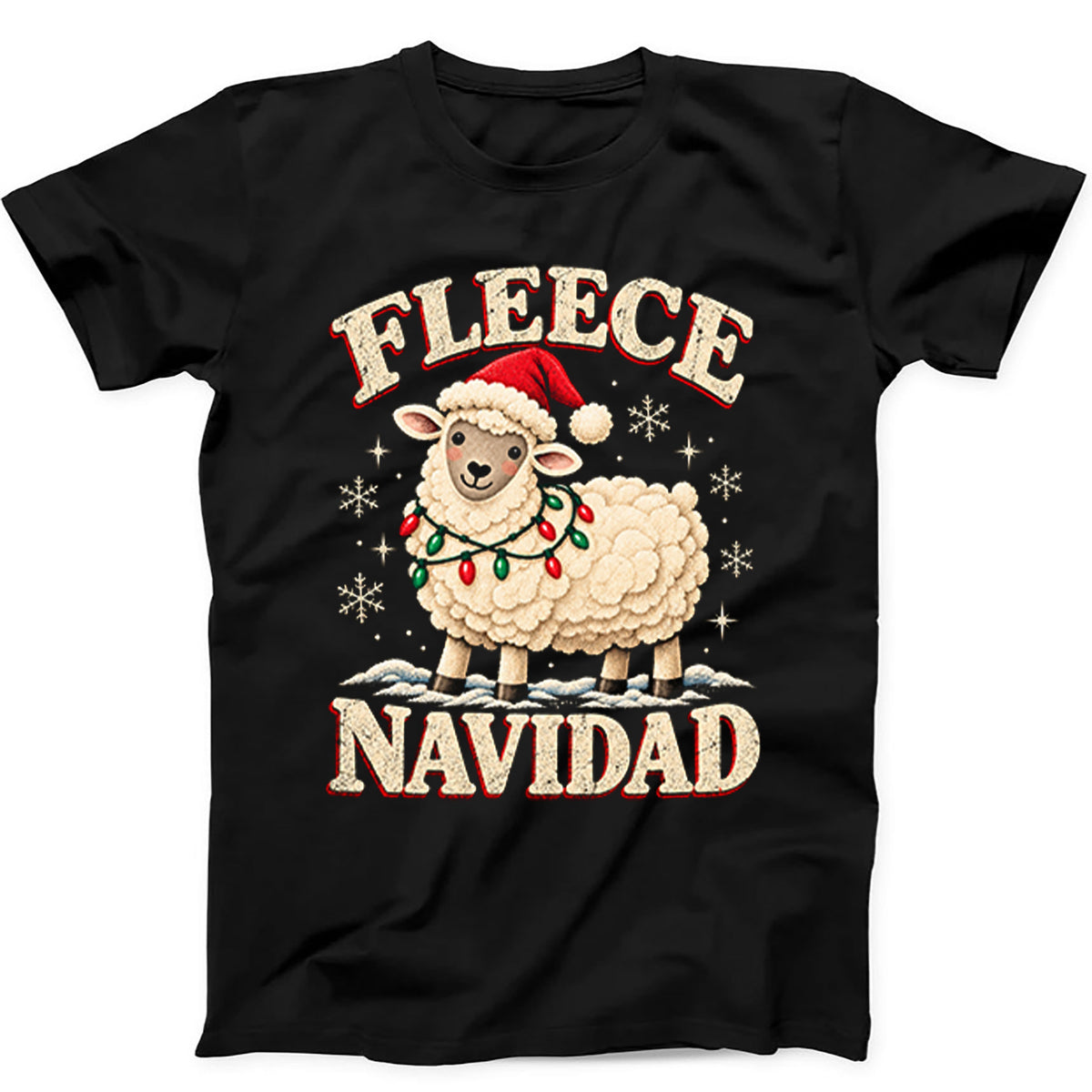 Fleece Navidad Feliz Christmas Jumper Xmas Funny T Shirt Sweatshirt Hoodie 853