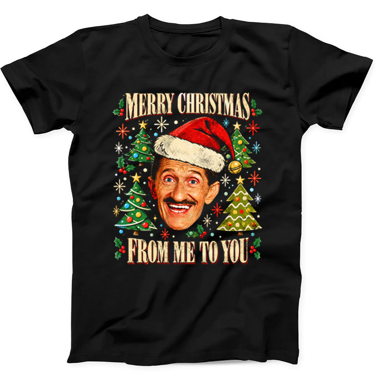 Merry Christmas From Me To You Barry Chuckle T Shirt Sweatshirt Hoodie 854