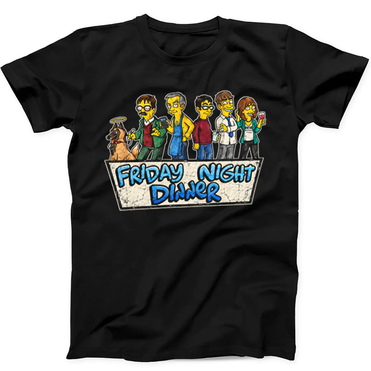 Friday Night Dinner Simpsons Bell Shalom Funny T Shirt Sweatshirt Hoodie 868