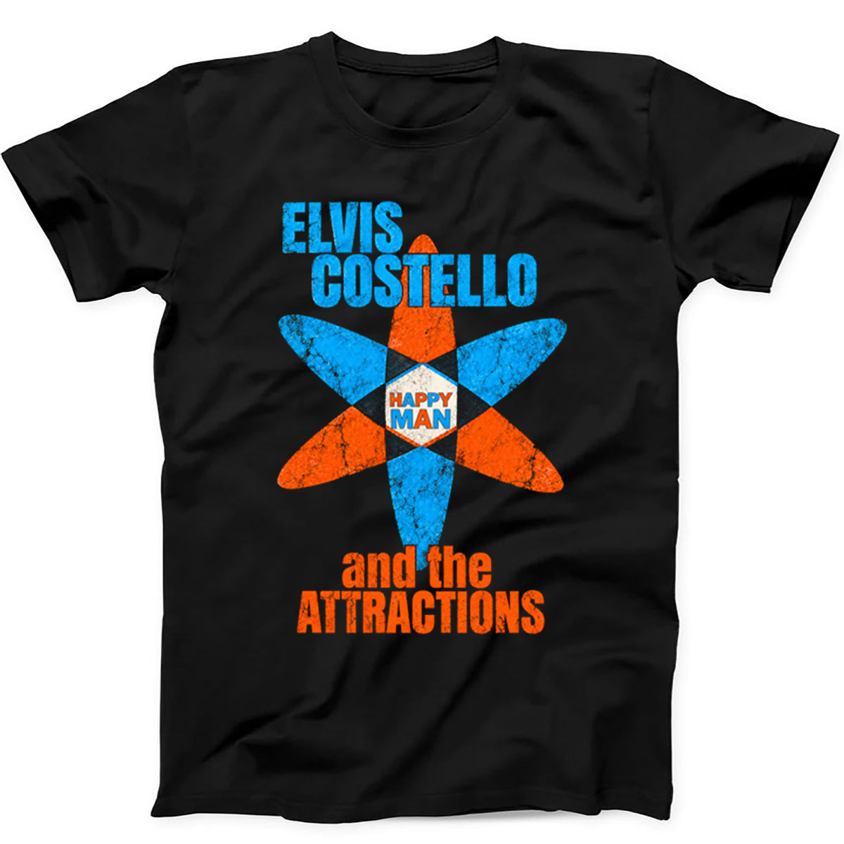 Elvis Costello And The Attractions Get Happy T Shirt Sweatshirt Hoodie 882