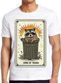 King Of Trash Raccoon Tarot Card Meme Gamer Cool Cult Movie Music Gift Tee T Shirt 2274