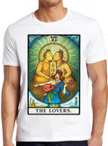 Tarot Card Avatar The Lovers Oma Shu Chong Retro Funny Art Drawing Gamer Cartoon Anime Cult Meme Music Movie Cool Top Gift Tee T Shirt 2810