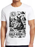 Half-Assin It Donkey Half-Ass Joke Lazy Guy Summer Jackass Weird Funny Gift Tee T Shirt 2824