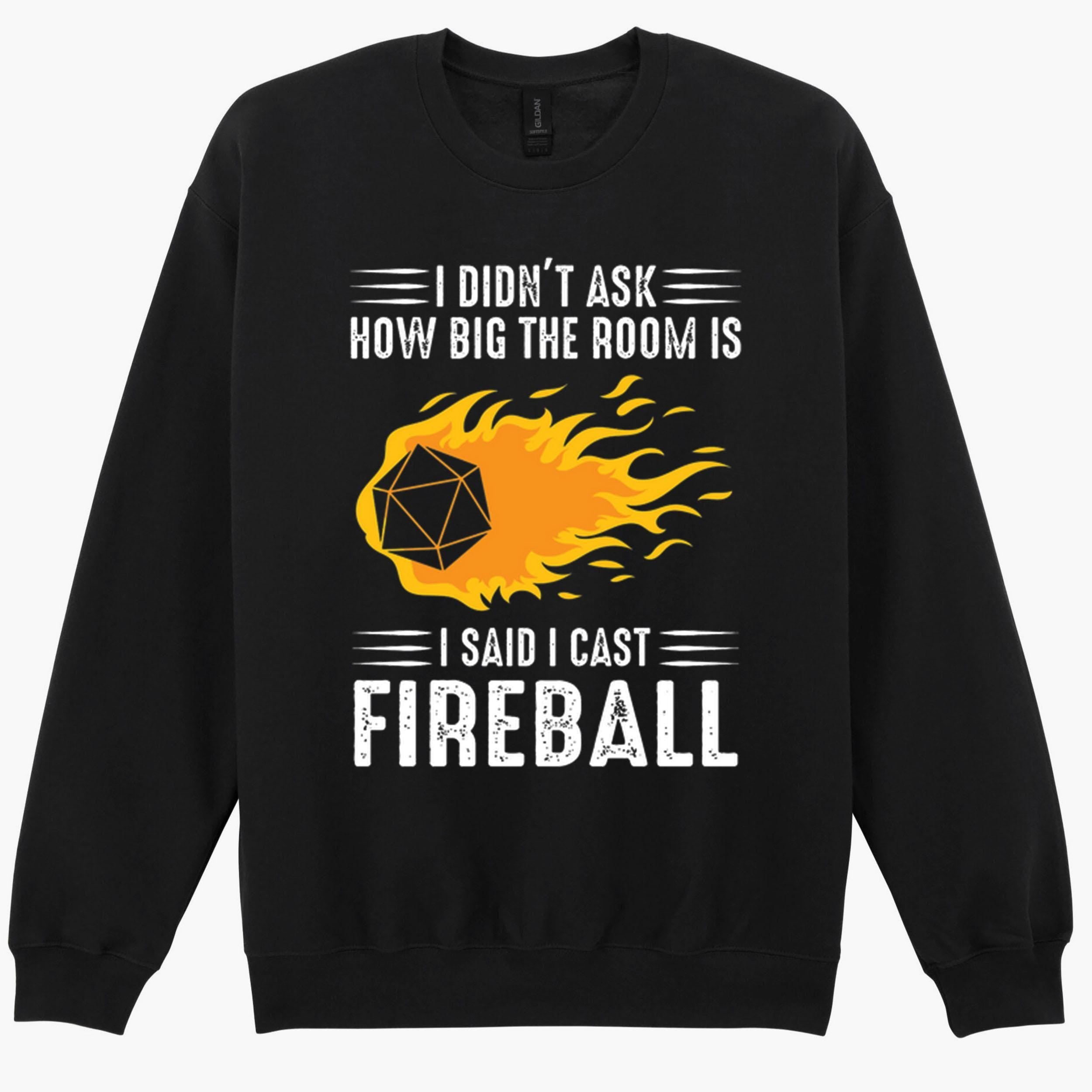 DM I Cast Fireball DND Dragon Dungeon Master Wizard Gift Sweatshirt Hoodie 36