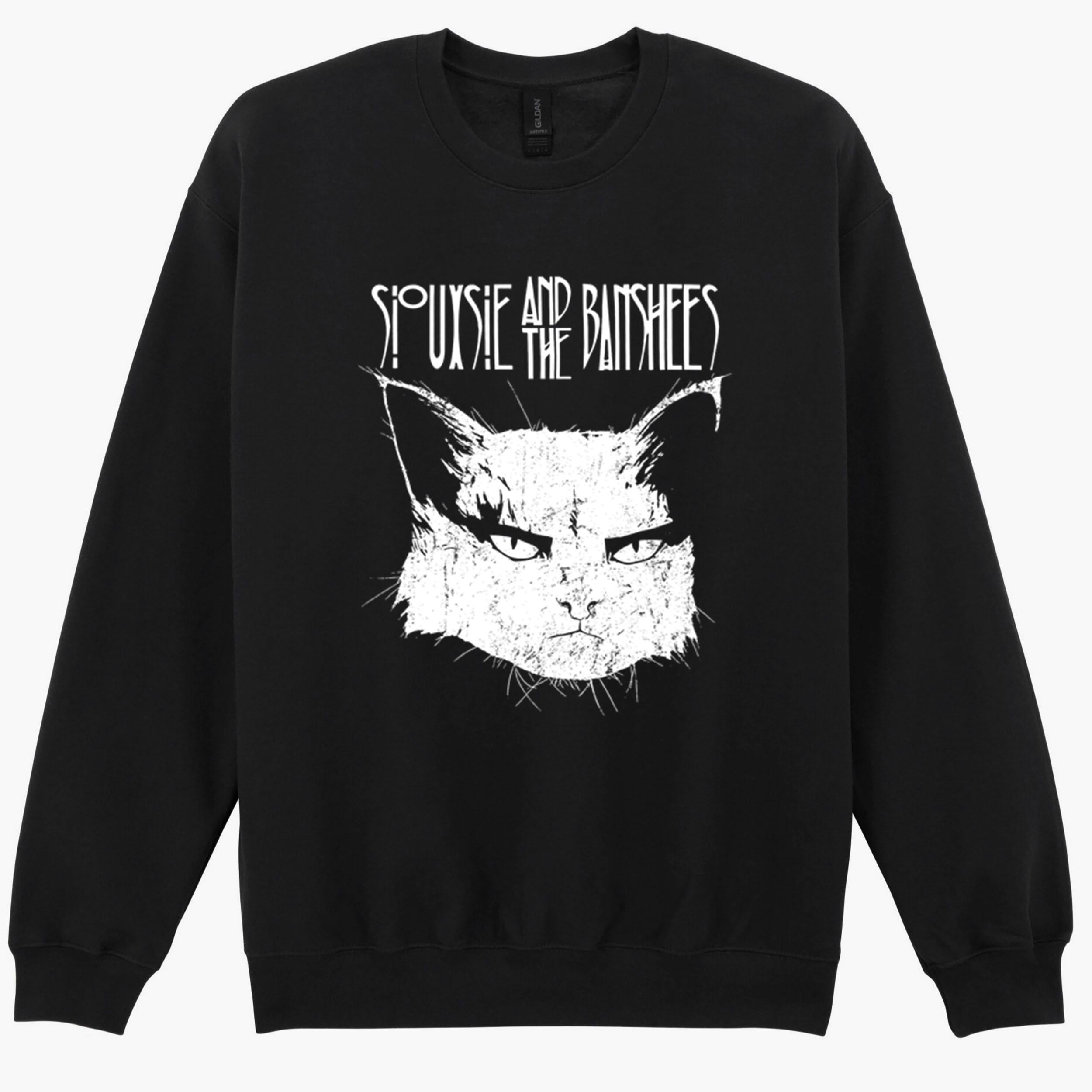 Siouxsie and the Banshees Cat Post Punk Gift Sweatshirt Hoodie 612
