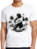 Dinosaur Surfing Surfboard Surfer Hawaii Hilarious Witty Humor Funny Meme Gift Tee Gamer Cult Movie Music  T Shirt 2328