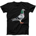Pigeon Peagon Flower Unicorn Bird Fly Animal Funny Gift Black T Shirt B73