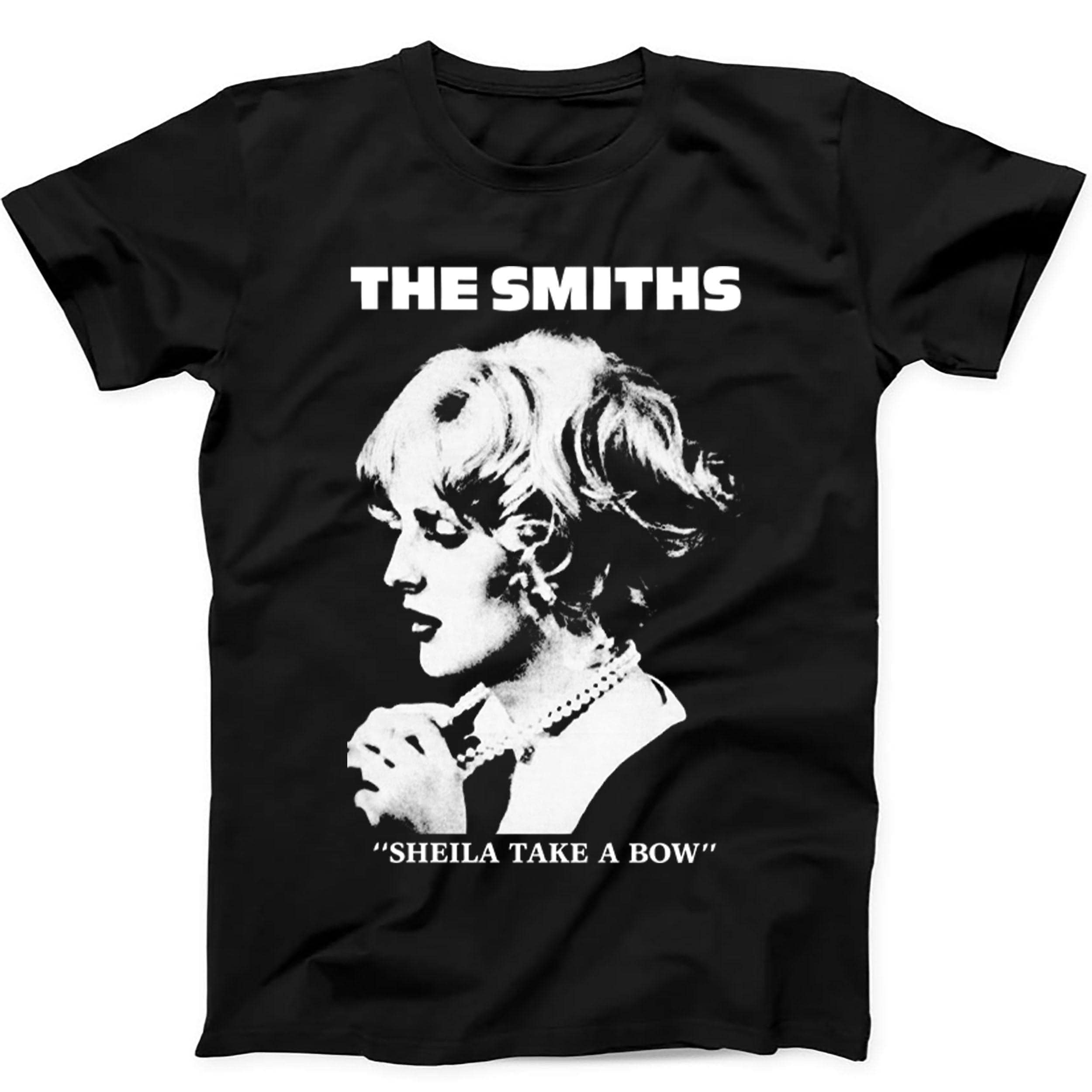 The Smiths Sheila Take A Bow Punk Rock Music Gift Tee Black T Shirt 557