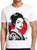 Geisha Japanese Female Anime Manga Samurai Limited Edition Funny Gift Tee T Shirt 2415