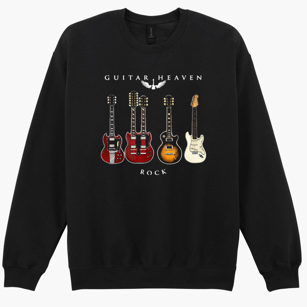 Guitar Heaven Rock Music Funny Gift Sweatshirt Hoodie 585