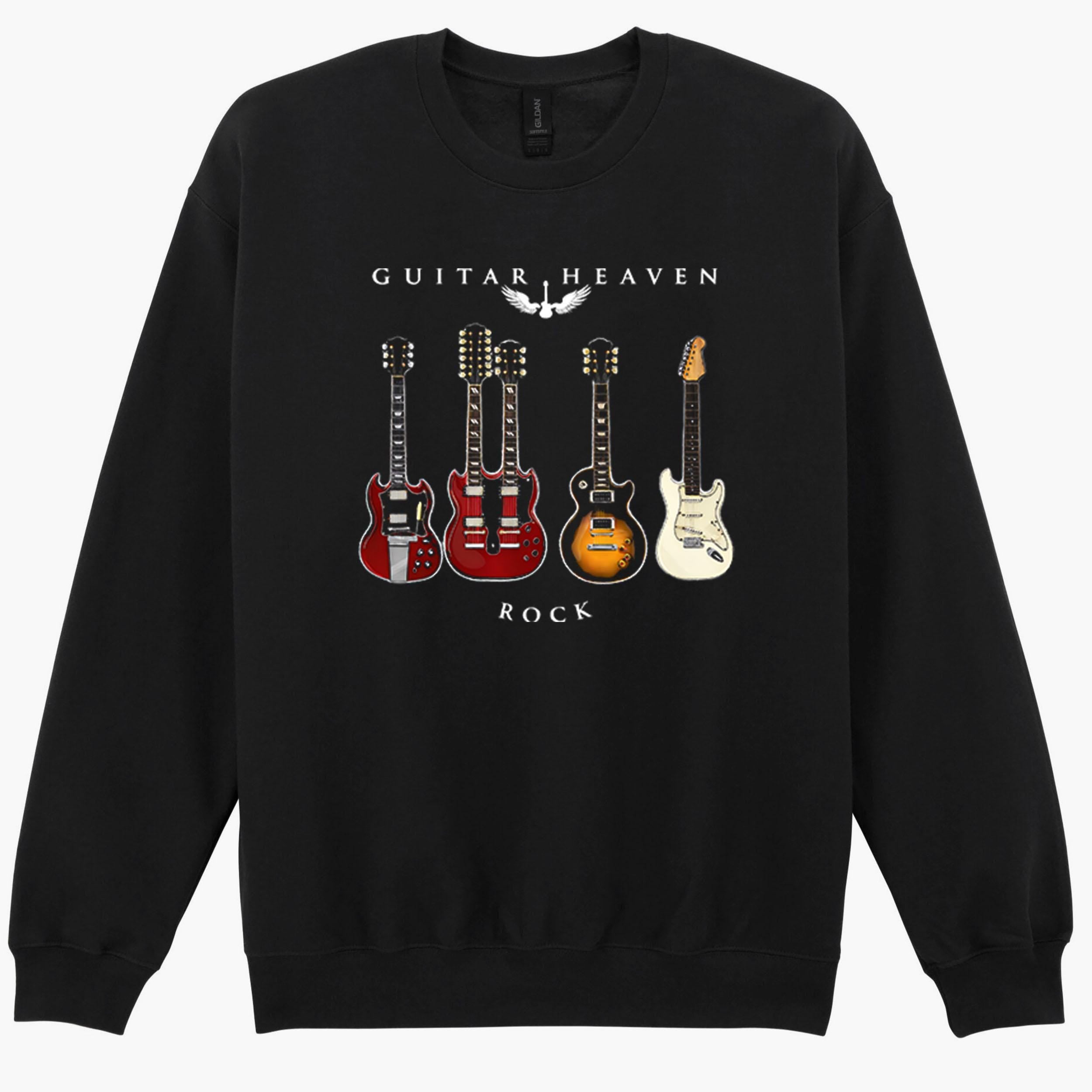 Guitar Heaven Rock Music Funny Gift Sweatshirt Hoodie 585