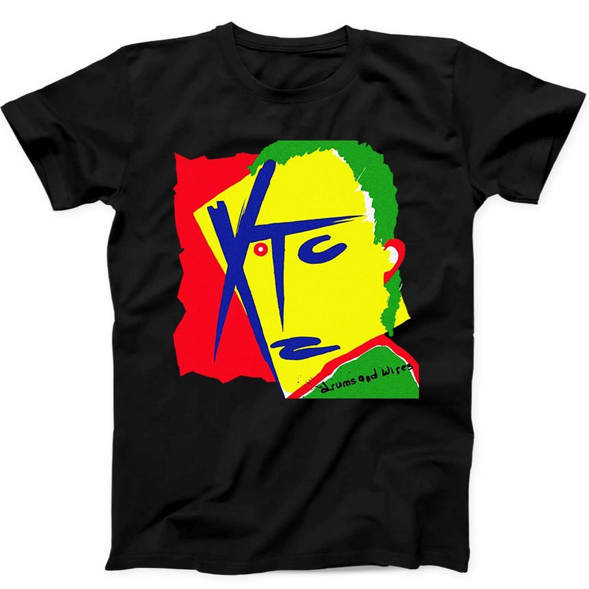 XTC Drums and Wires New Wave Rock Music Gift Black T Shirt B62