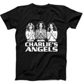 Charlies Angels 70s TV Farrah Fawcett Hawaii Five-O Magnum Tee Black T Shirt 596