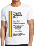 You Are Wellcome Here Safe Space LGBTQ LGBT Pride Meme Cool Cult Movie Gift Tee T Shirt 2571