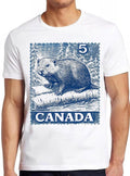 1954 Canada Beaver Postage Stamp Best Seller Funny Gift Tee T Shirt 2381