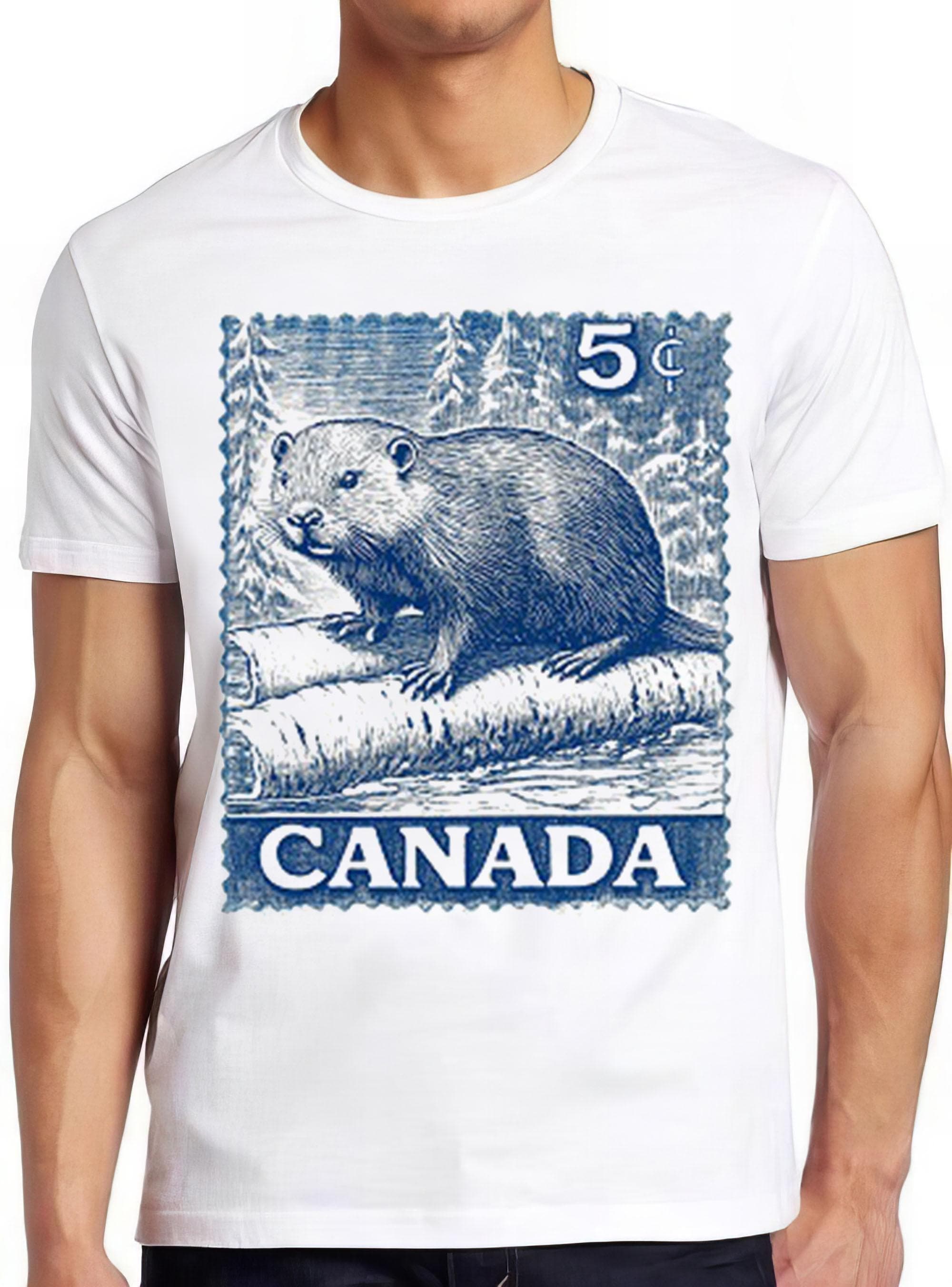 1954 Canada Beaver Postage Stamp Best Seller Funny Gift Tee T Shirt 2381