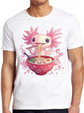 Kawaii Axolotl Ramen Noodle Japanese Joke Manga Music Retro Funny Art Drawing Gamer Anime Cult Meme Movie Gift Top Tee T Shirt 2427