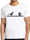 Trex Dinosaur Cactus Offline Hilarious Witty Humor Funny Meme Gift Tee Gamer Cult Movie Music  T Shirt 2397