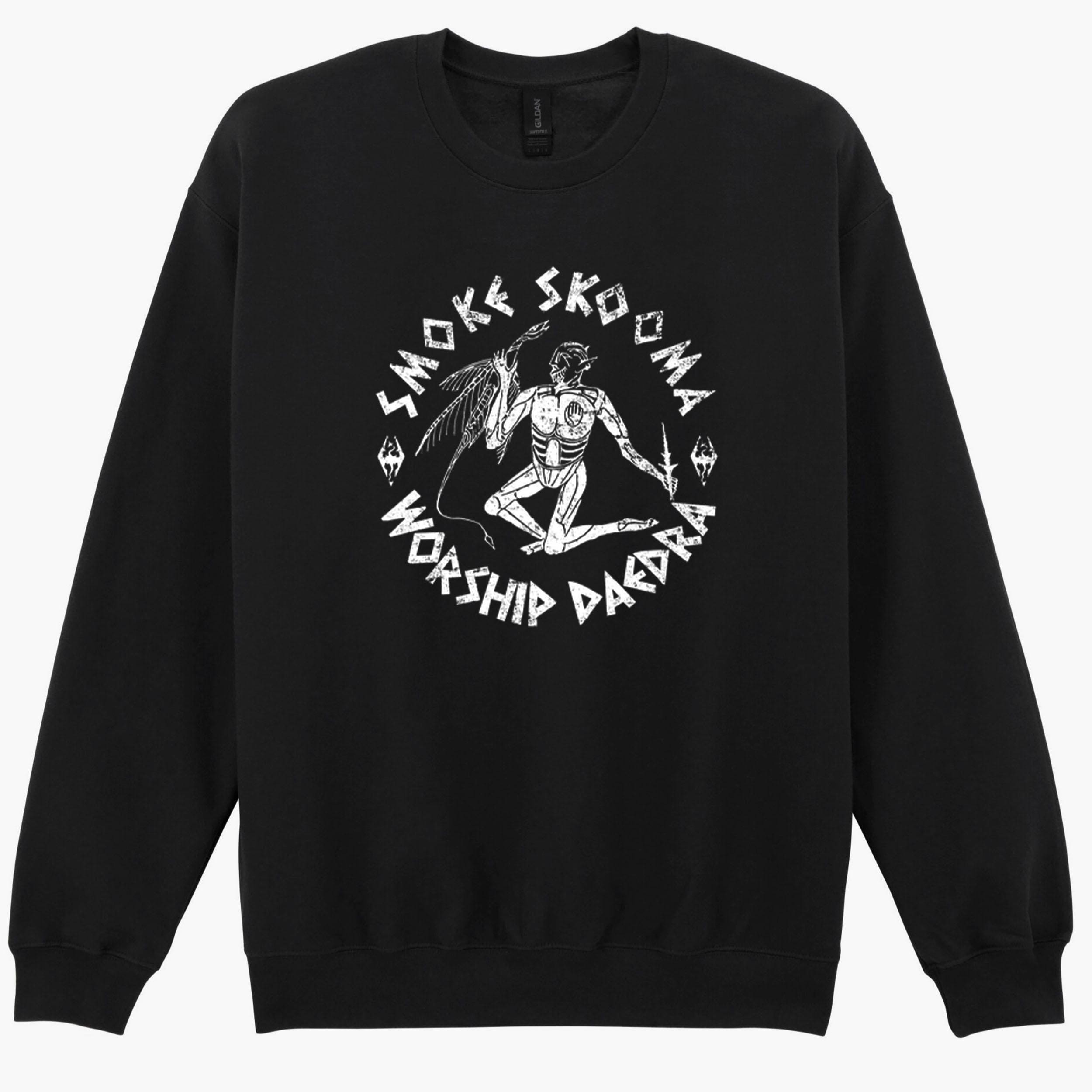Smoke Skooma Worship Daedra Gamer Heartbeat Video Game Gift Sweatshirt Hoodie 50