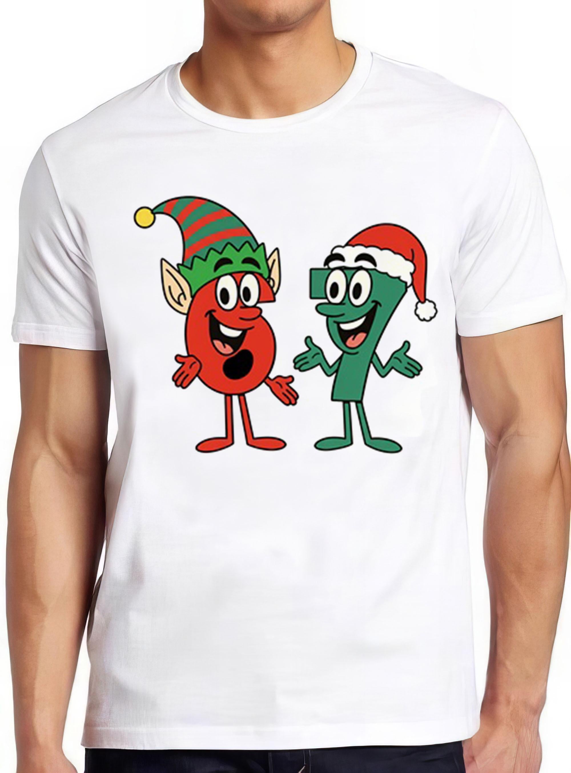 Six Seven Santa Elf Christmas 6 7 XMAS Meme Funny Gift Tee T Shirt 2982