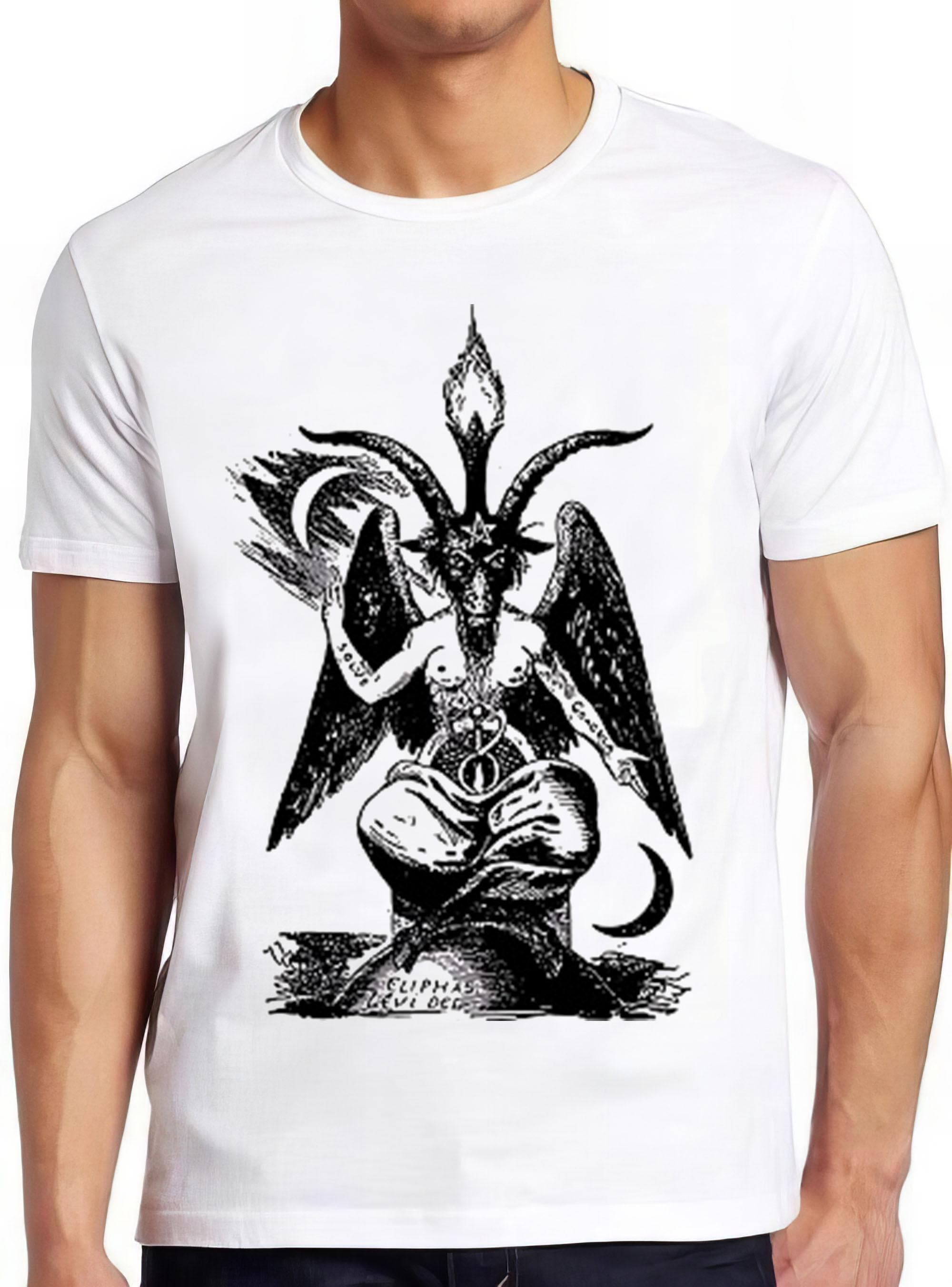 Baphomet of Eliphas Levi Sabbatic Goat Of Mendes Occult Retro Cool Top Tee T Shirt 2463